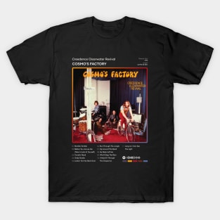 Creedence Clearwater Revival - Cosmo's Factory Tracklist Album T-Shirt